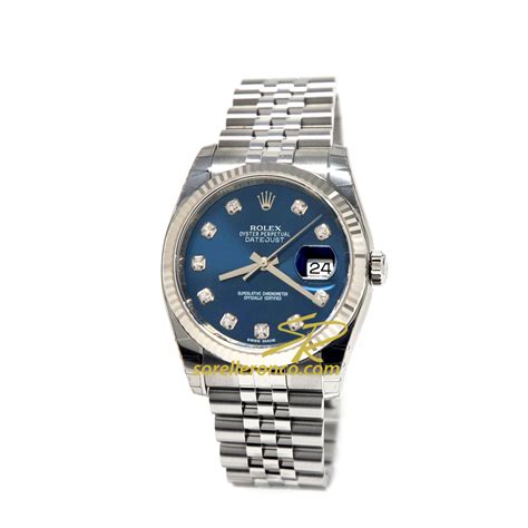 rolex datejust con brillanti prezzo|rolex datejust 36 mm.